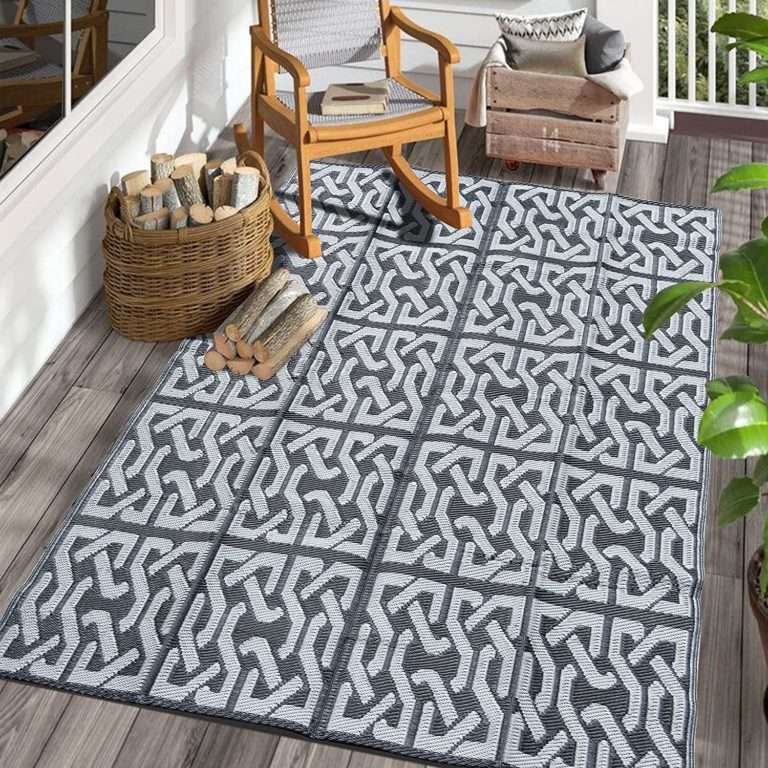 reverseable polypropylene outdoor rug