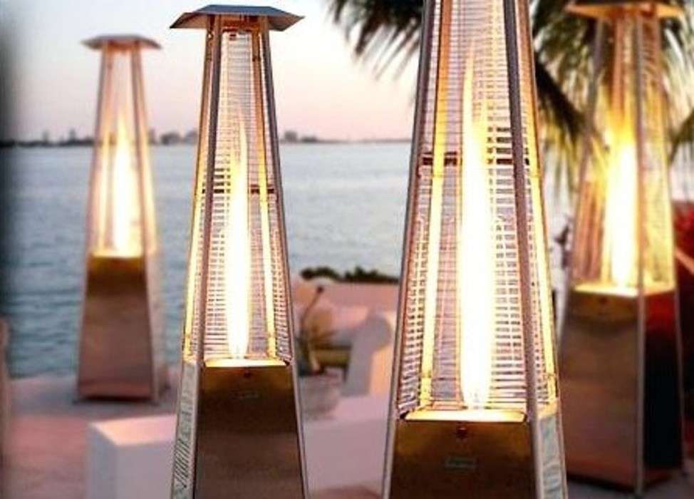 Natural gas outdoor patio heaters are more cost effective to operate than propane heaters, but they need a professional to install the line.