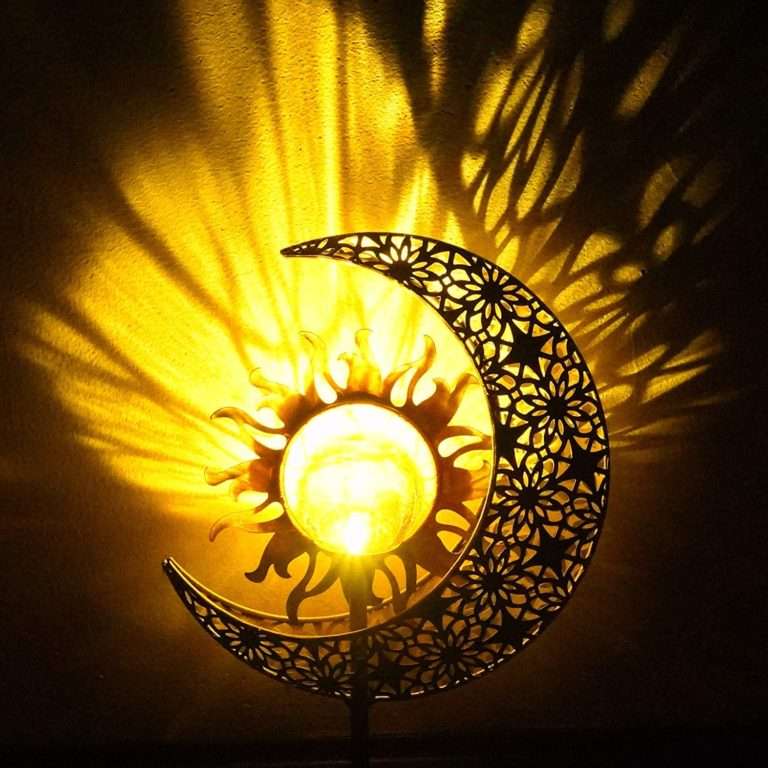 moon and sun solar light
