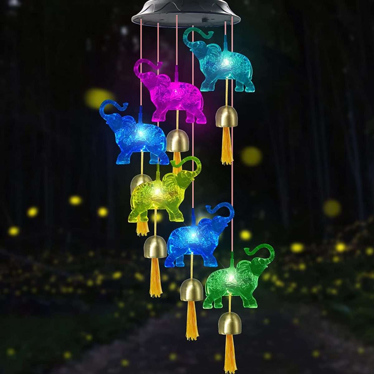 Colorful Figural Wind Chimes