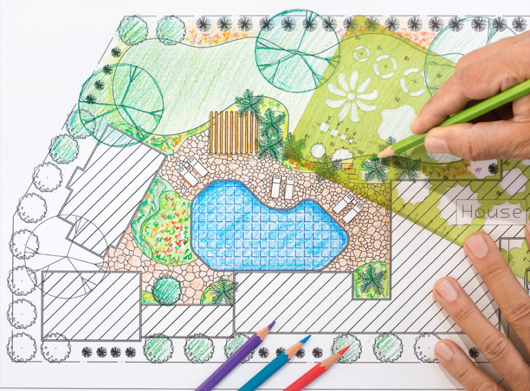preparing the garden plans