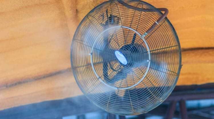 cooling outdoor mister fan