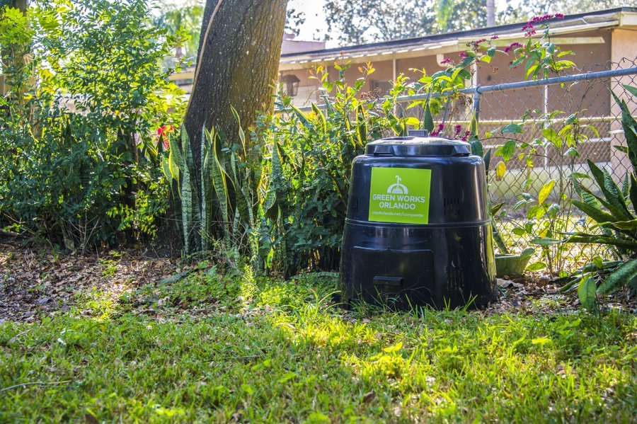 My backyard compost bin